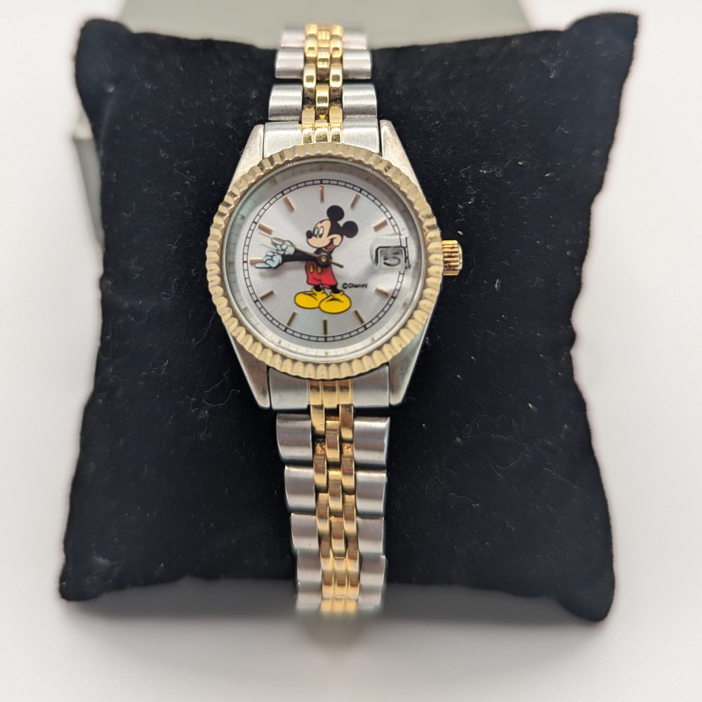 Mickey Mouse Gold and Silver Watch